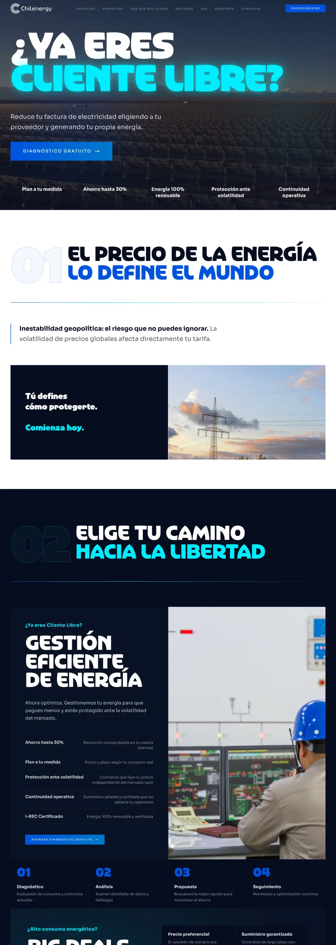 Captura de Chilenergy — Energía