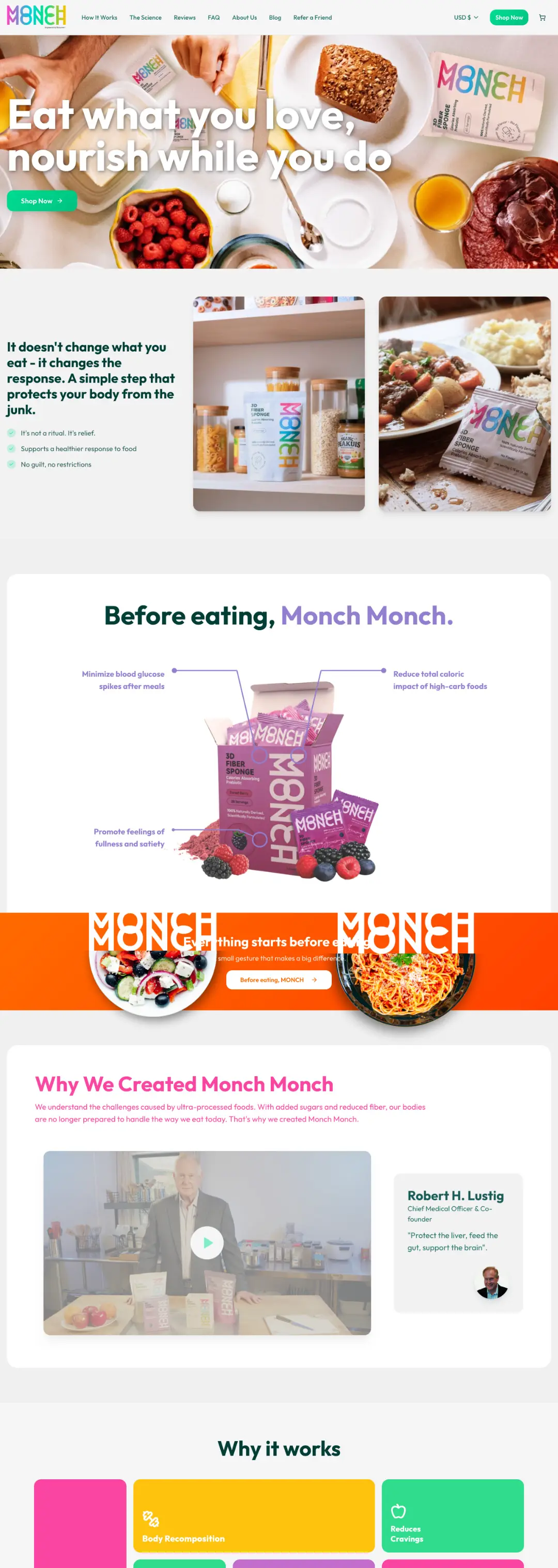 Captura de Monch Monch — eCommerce · Shopify